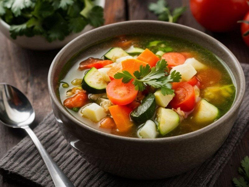 Comida natural de un atleta de alto rendimiento 