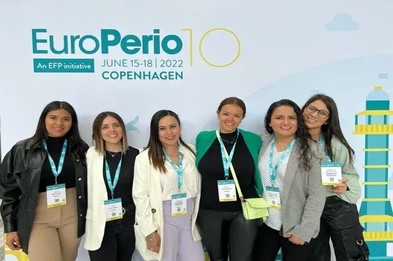 Estudiantes de UNITEC en el evento EuroPerio 10 en Copenhague, junio 2022
