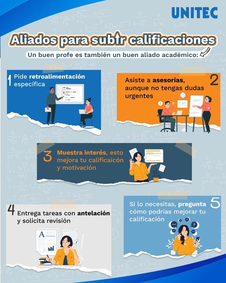 Como pueden tus profesores ayudarte a mejorar tus calificaciones