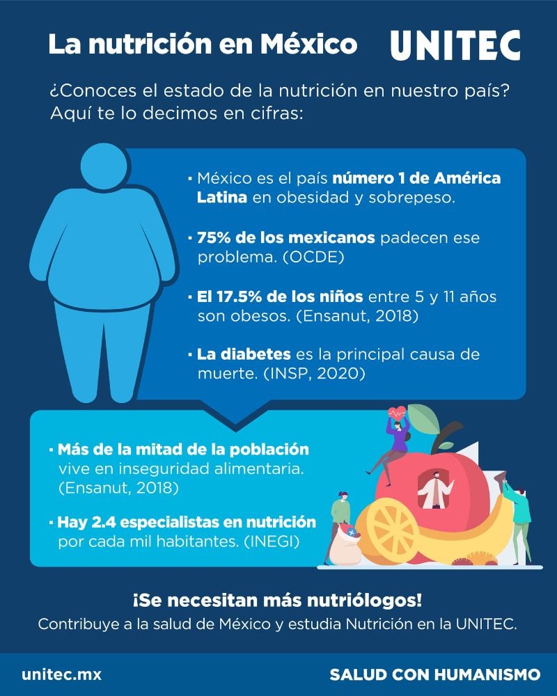 Infografía: Nutrición Clínica, una maestría clave en el área de la salud
