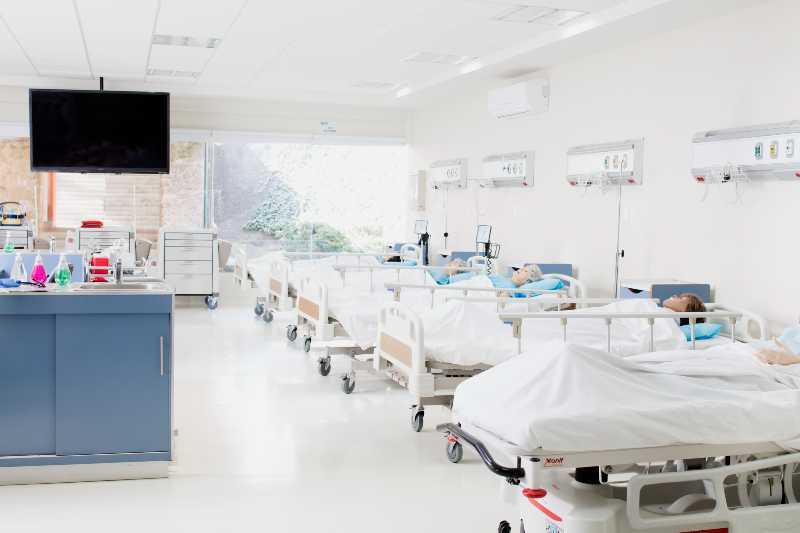 Instalaciones del hospital simulado del nuevo campus Puebla UNITEC